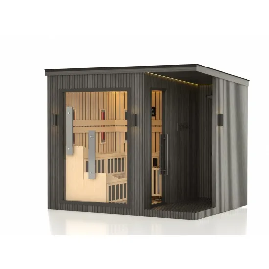 JJSPA ZEN CUBE HYBRID ELEGANCE - Zunanja kombinirana savna