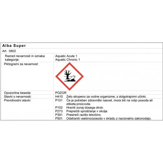 CHEMOFORM - Alba super 1lit