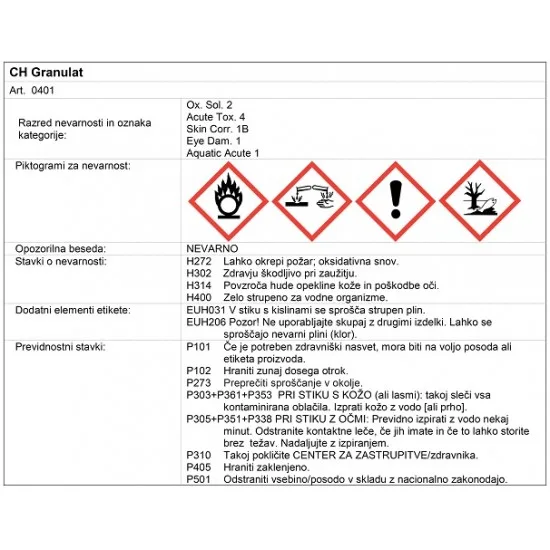 CHEMOFORM - CH granulat 1 kg