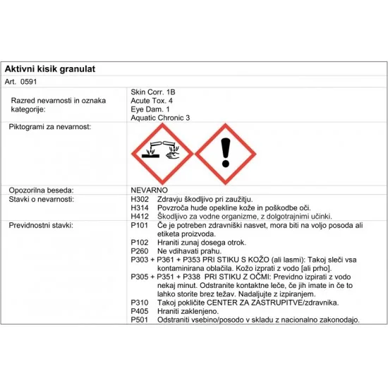 CHEMOFORM - Aktivni kisik granulat 1 kg