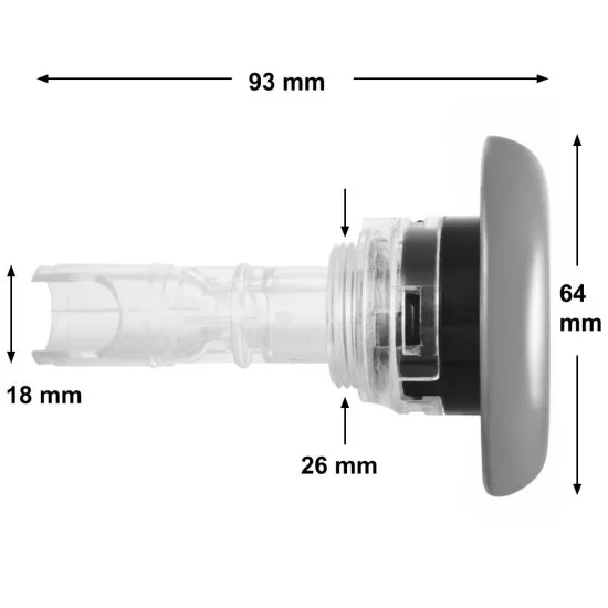 LVJ 2,5" curek - Crystal Roto
