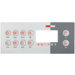 Gecko TSC-8 prekrivanje z 10 gumbi