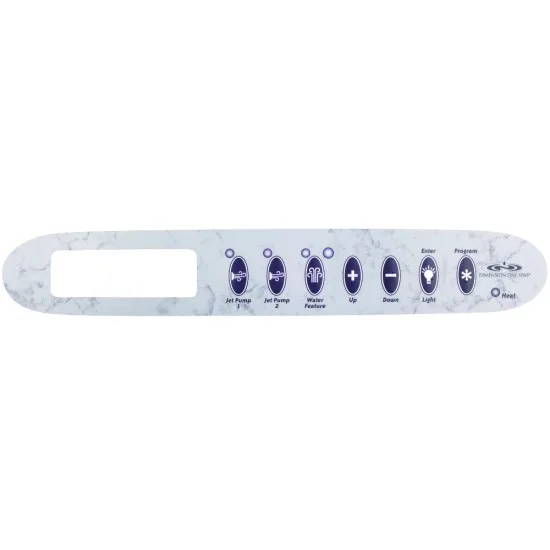 Gecko TSC-24 / TSC-25 prekrivanje, 7 gumbov