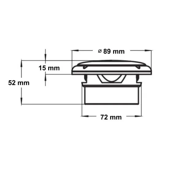 POLY PLANAR MA3013 TP-1253 - 3″ okrogli spa zvočnik
