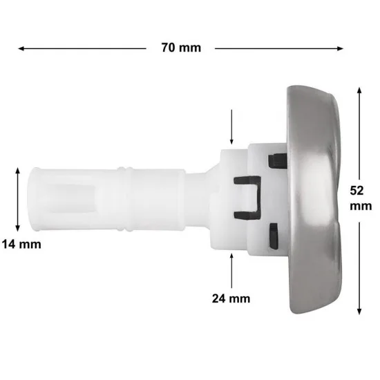 Usmerjeni curek Jazzi 2" Dream Maker