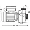 Balboa 0,25HP obtočna črpalka, 1030025