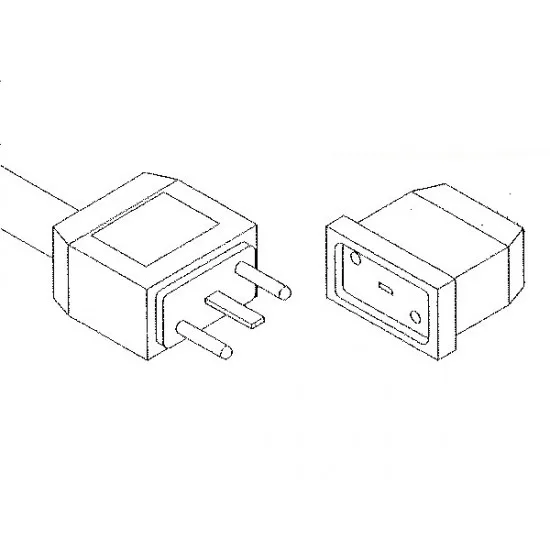 Mini J&J napajalni kabel za enostopenjske črpalke