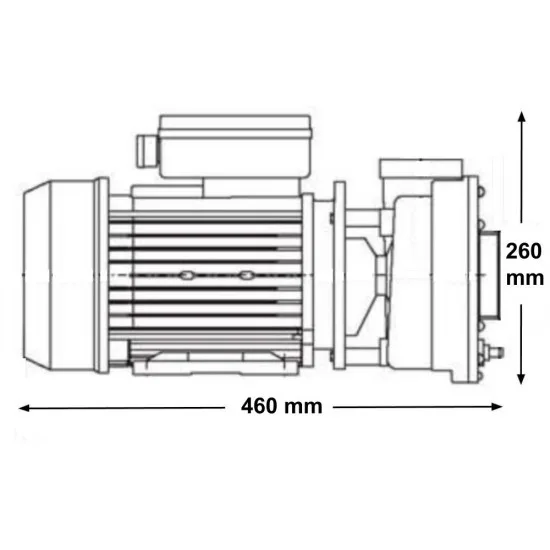 LX Whirlpool WP500-II 2-stopenjska črpalka