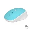 Meetion R570 cyan - Tiha brezžična miška