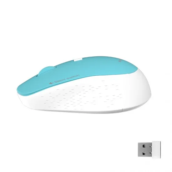 Meetion R570 cyan - Tiha brezžična miška