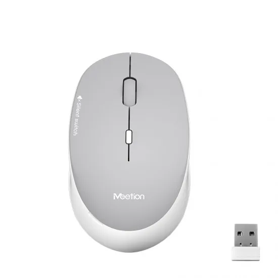Meetion R570 siva - Tiha brezžična miška