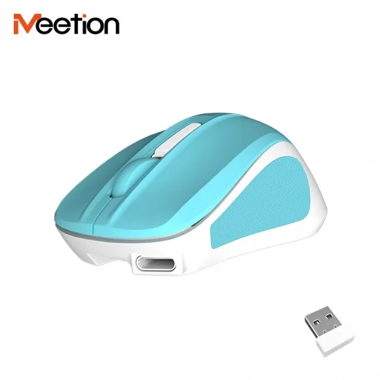 Meetion MiniGo BT cyan - Brezžična miška