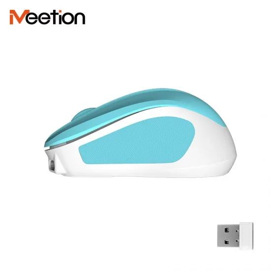 Meetion MiniGo BT cyan - Brezžična miška