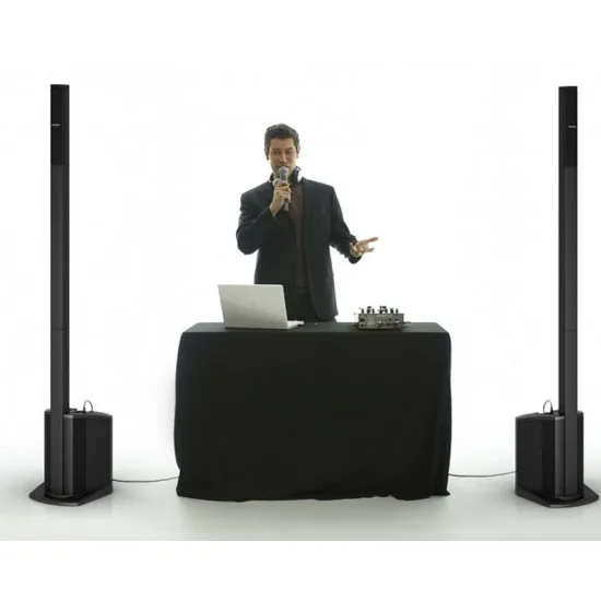 BOSE L1® Compact ojačevalnik/bas modul in podaljšek cilidričnega zvočnika (radiatorja) črn