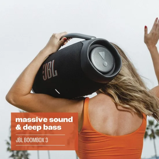 JBL Zvočna postaja BOOMBOX 3 ČRN