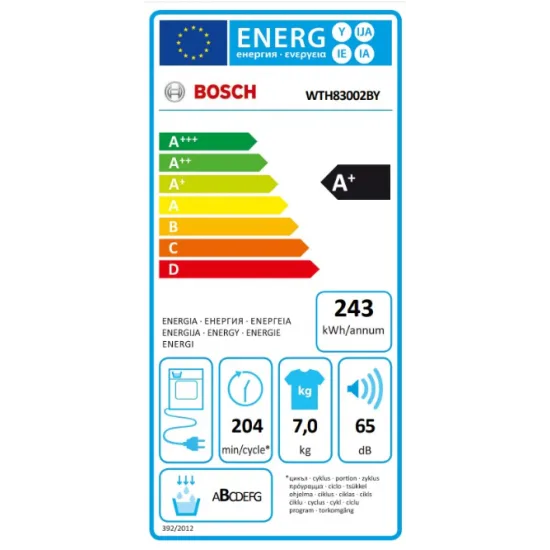 BOSCH WTH83002BY - Sušilni stroj