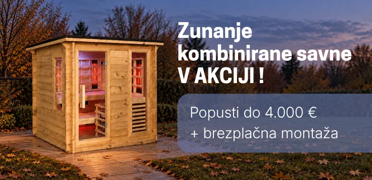 Zunanje savne v akciji.