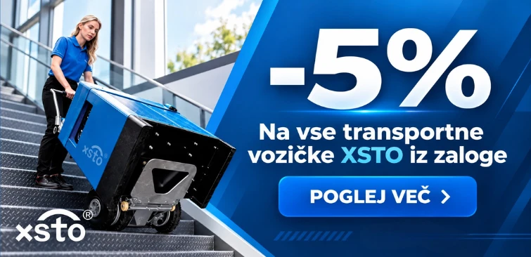 Tranportni voziček za stopnice ob vzpenjanju