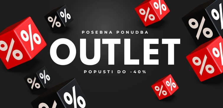 Outlet izdelki z znižano ceno v Trgovini Jana