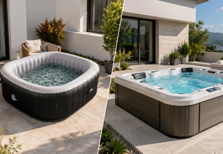 Napihljivi masažni bazen ali pravi jacuzzi – kateri je boljša investicija?