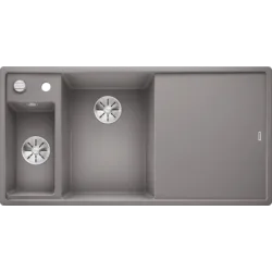 BLANCO AXIA III 6 S ALUMINIJ - Pomivalno korito z odcejalnikom