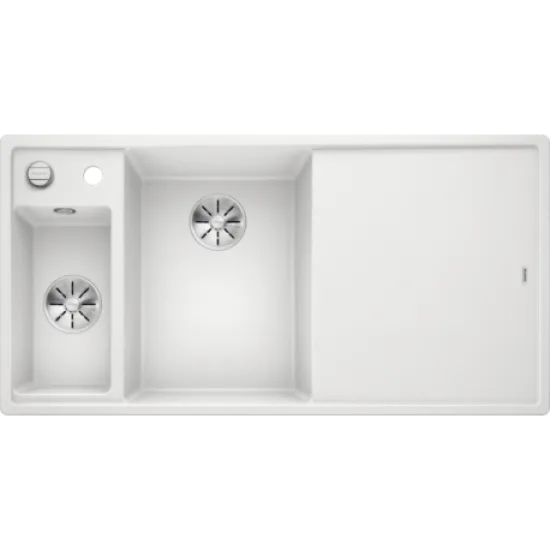 BLANCO AXIA III 6 S BELA - Pomivalno korito z odcejalnikom