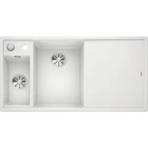 BLANCO AXIA III 6 S BELA - Pomivalno korito z odcejalnikom