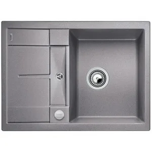 BLANCO METRA 45 S ALUMINIJ - Pomivalno korito z odcejalnikom