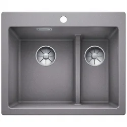 BLANCO PLEON 6 SPLIT ALUMINIJ - Pomivalno korito brez odcejalnika