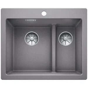 BLANCO PLEON 6 SPLIT ALUMINIJ - Pomivalno korito brez odcejalnika