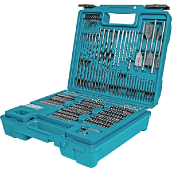 MAKITA E-11689 - 256-delni set za vrtanje in vijačenje