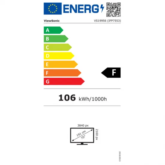 VIEWSONIC IFP7553 - Interaktivni zaslon