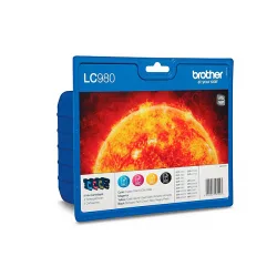 Brother LC980 (BK-C-Y-M) - Original komplet kartuš