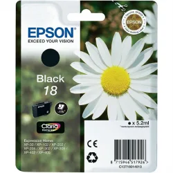Epson 18 (C13T18014010) (črna) - Original kartuša