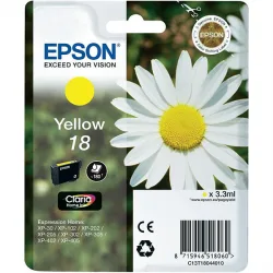 Epson 18 (C13T18044010) (rumena) - Original kartuša