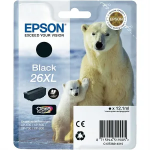 Epson 26 XL (C13T26214010) (črna) - Original kartuša