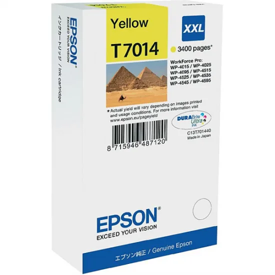 Epson T7014 XXL (rumena) - Original kartuša