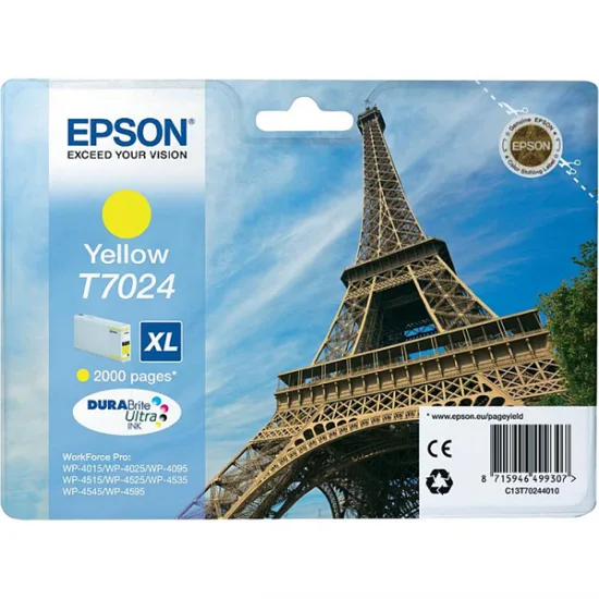 Epson T7024 XL (rumena) - Original kartuša