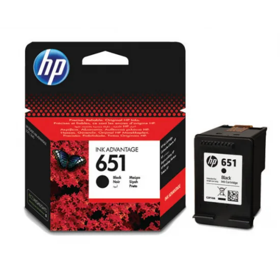 HP C2P10AE nr.651 (črna) - Original kartuša