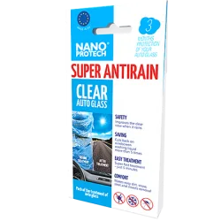 Nanoprotech trajna zaščita steklenih površin z nanotehnologijo Super Antirain