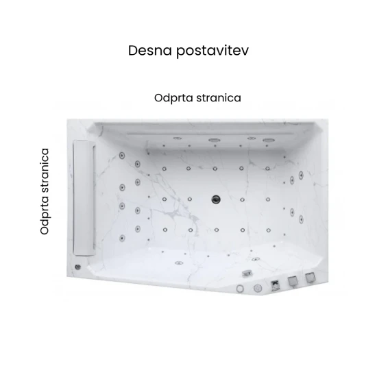 JJSPA VITALIA - Masažna kad