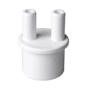1" M razdelilnik, 2 vhoda 3/8" M+