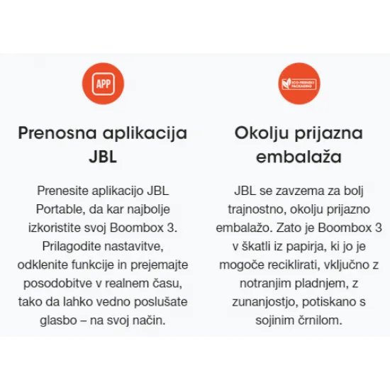 JBL Zvočna postaja BOOMBOX 3 ČRN