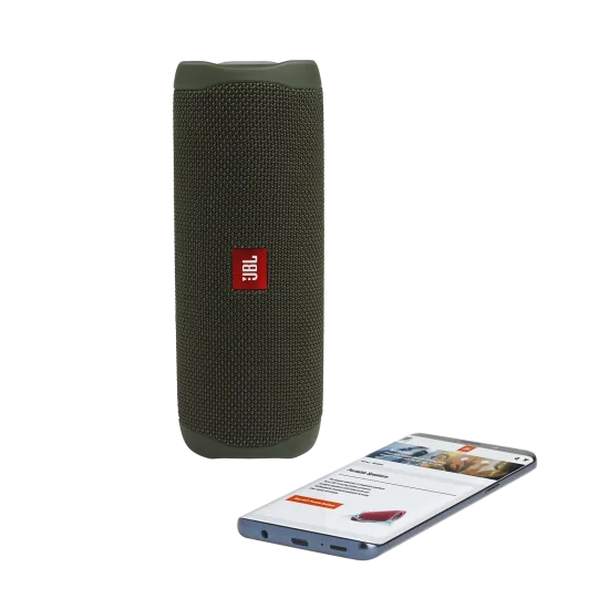 JBL Zvočna postaja  FLIP 5 Bluetooth prenosni zvočnik zelen