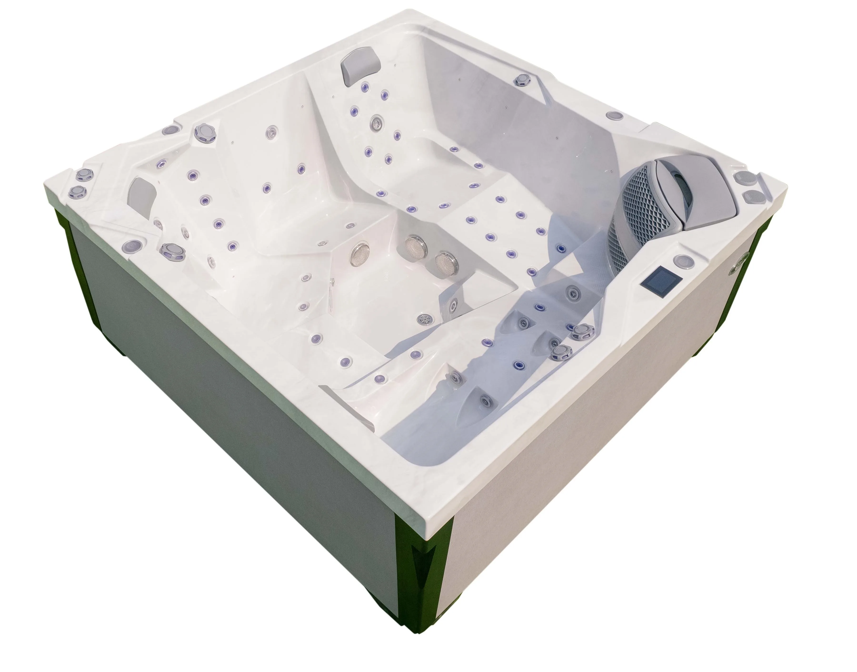 JJSPA Alpha 923 PREMIUM masažni bazen z aluminijasto zunanjo oblogo