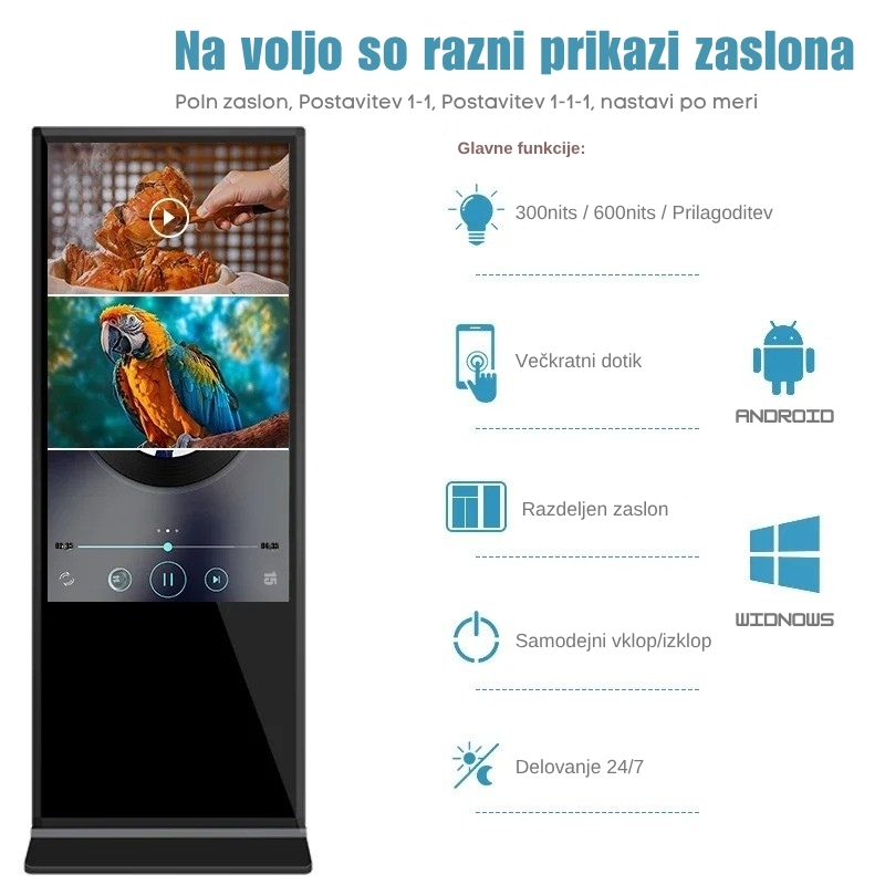 Postavitve zaslona